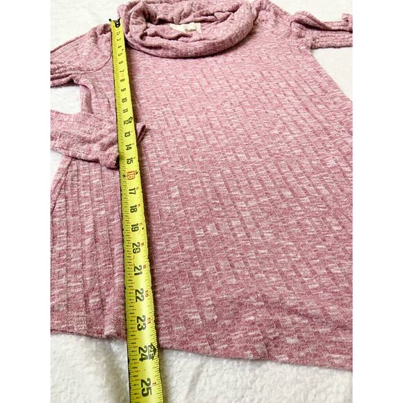 Cupio Cowl Neck Top Size Small Drapey Asymmetrical Tunic Pullover - Picture 6 of 9